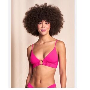 Maaji Dragon Fruit Shine Reversible Bikini Top.